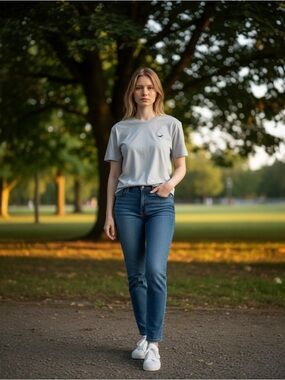 Hollister Sky Blue Short Sleeve Tee
